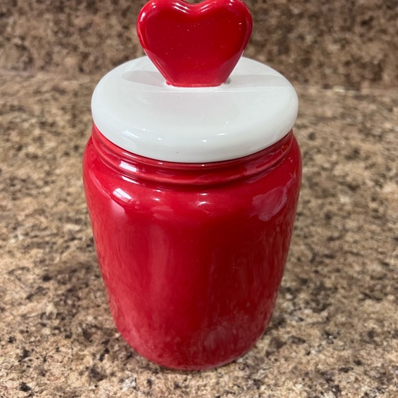 Rae Dunn Valentine’s Day canister - Picture 3 of 5